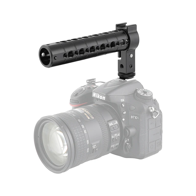 SZRIG Camera Handle Aluminum Shoe Handle Lightweight Cheese Handle With Cold Hot Shoe Adapter For Cameras Dslr Cage