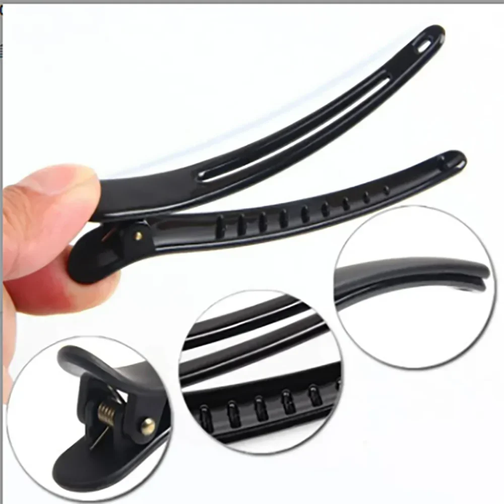 

10Pcs/Set Plastic Edge Clip Hairpin Accessories Plus Size 8CM Fish Beak Clip Hair and Duck Beak Clip Hairpin Hair Styling Tools