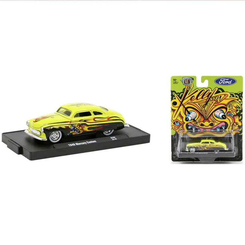 Máquinas M2 1:64 Kit de modelo lanzamiento 59 1969 Mustang Boss 429 coche en miniatura de aleación Diecast Metal colección de vehículos de juguete regalo para niños