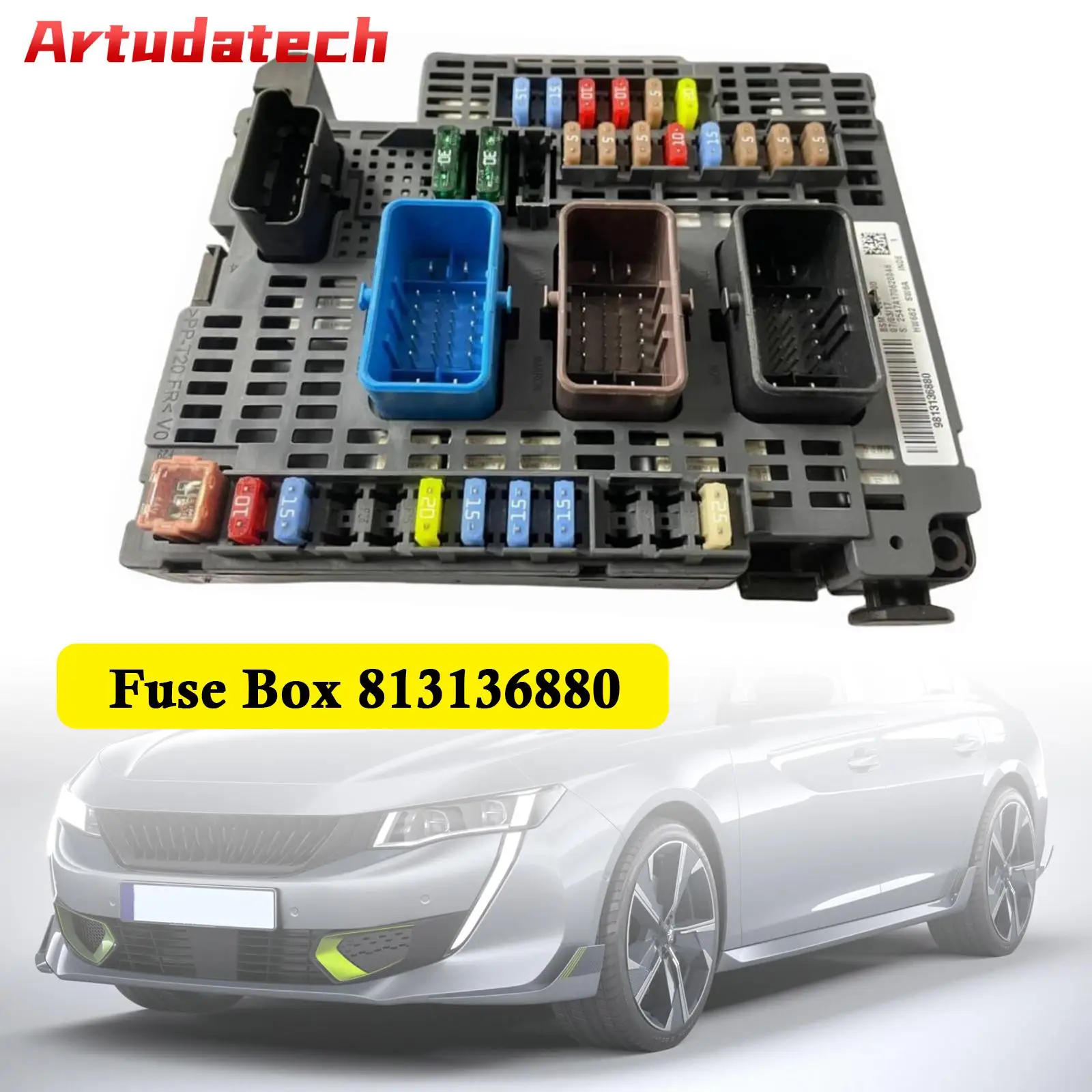 

Модуль предохранительной коробки Artudatech BSM 9813136880 для Peugeot 508 Citroen C4L 2012 2013 2014 2015 автомобильные аксессуары