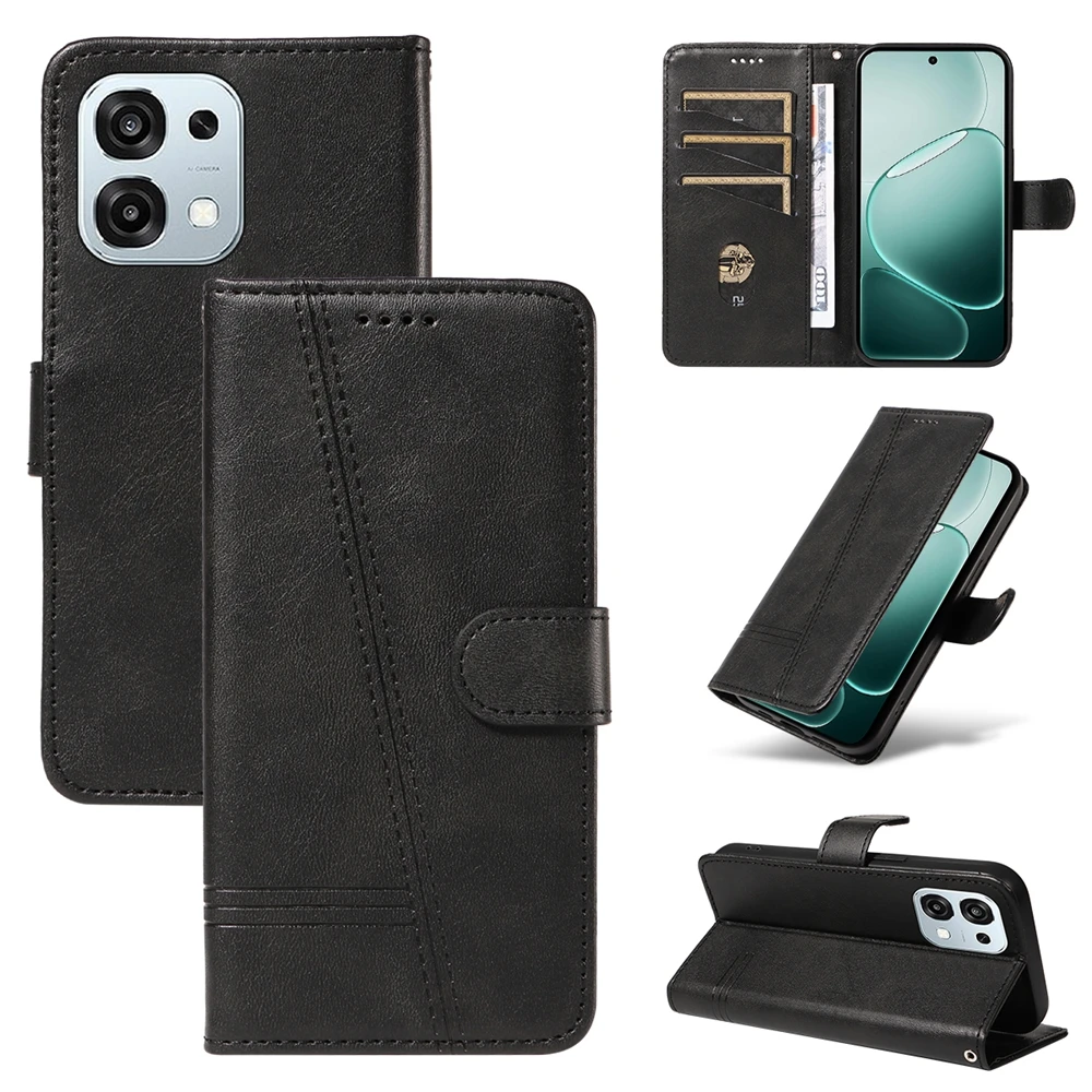 Brieftasche Flip Ledertasche Für OPPO A36 A38 A58 A60 A76 A78 A79 A96 A98 A93 A94 A95 A74 A73 A54 A54S A55 A57 4G 5G Telefon Abdeckung – Detail 5