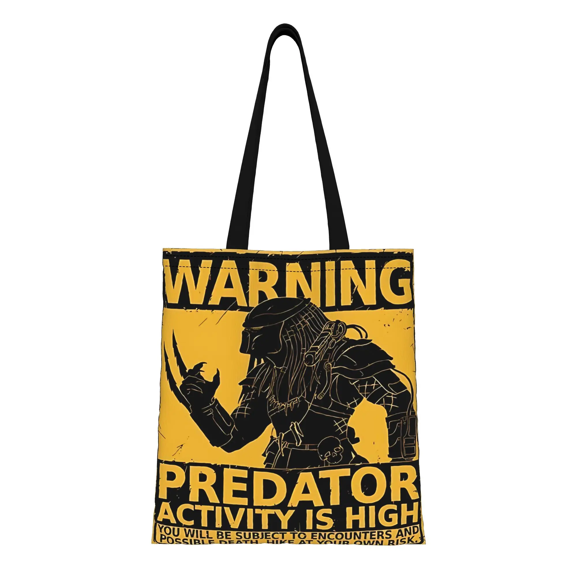 

Рюкзак с логотипом Predator, многоразовая двусторонняя холщовая сумка-тоут, роскошная сумка через плечо, 1 шт.