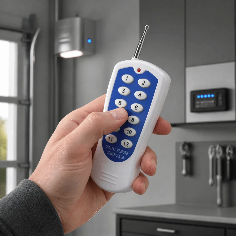 433MHz RF Remote Control Transmitter 1527 Chip 315MHz Wireless Remote Retractable Metal Antenna ABS Plastic Housing