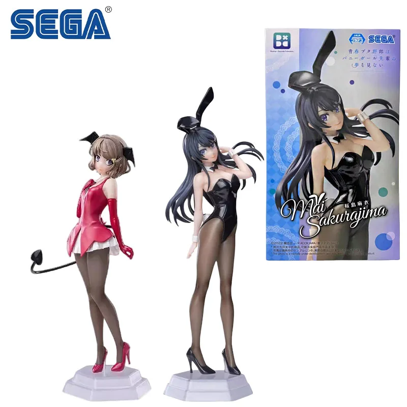 SEGA Genuine DDC Rascal Does Not Dream of Bunny Girl Senpai Anime Figure Sakurajima Mai Koga Tomoe Action Toys Kids Gift Model