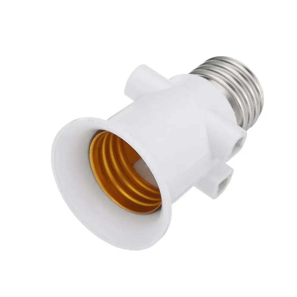 LED EU Plug Wall Lamp Light Base Light Socket Screw Converter Lamp Holder Bulb Base Socket Adapter