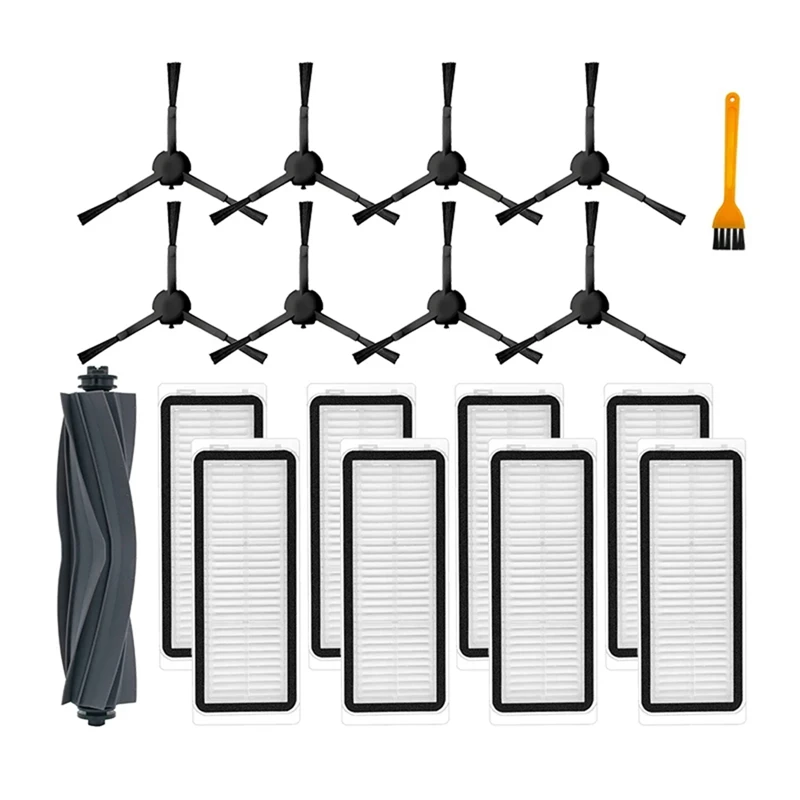 สำหรับ dreame Bot L20อัลตร้า/X20 Pro ชิ้นส่วนเครื่องดูดฝุ่นแปรงด้านข้างหลักอะไหล่ตัวกรอง HEPA