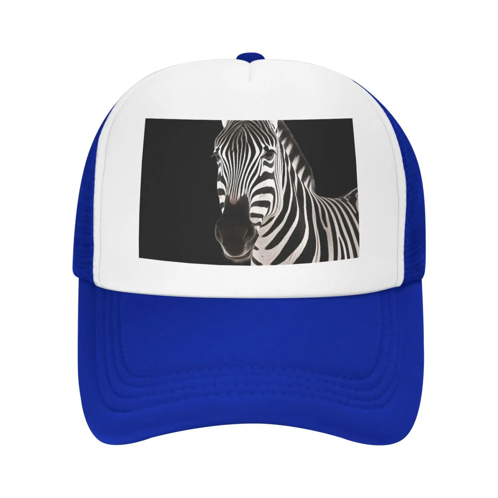 Trucker Hats Zebra Printing Mesh Baseball Cap Men Women Adjustable Summer Unisex Hat Outdoor Caps