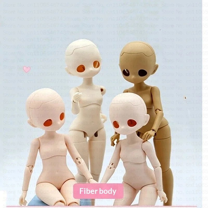 1/8 Slender Articulated MJD Doll Body Multiple Skin Tone Extra 6 Pairs Hands Neck Adapter Fit GSC Doll Head Compatible Neck Card
