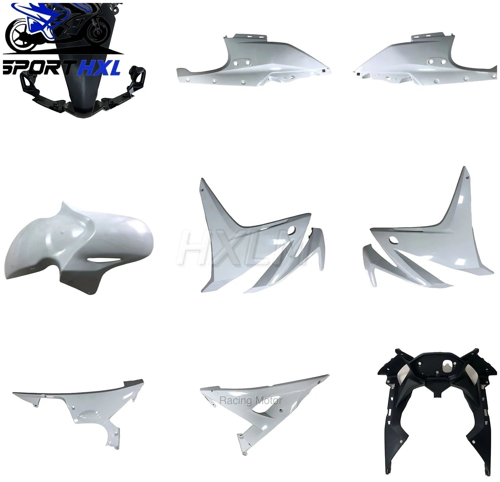 Motorcycle Front Headlight Hood Fairing Panel Cover Nose Head Cowl Fit For HONDA CBR500RR 2017 2018 | Racing Motor Store