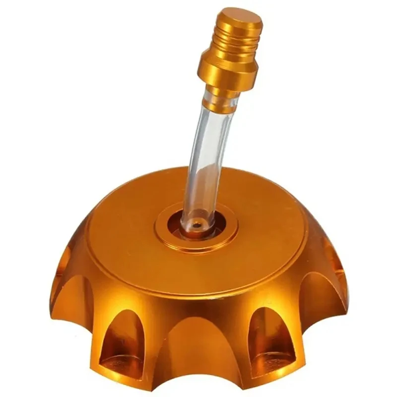 High Performance CNC Aluminum Gas Fuel Tank With Cap Cover Breather Vent Valve Inline Pipe For 49mm Dirt Pit Bike Petrol Tank - view 5
