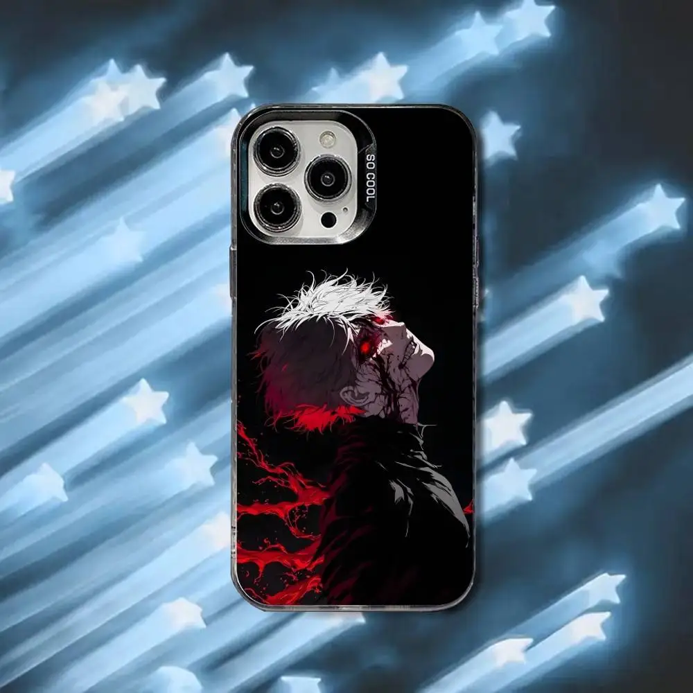 Tokyo Ghoul Kaneki Ken Anime Phone Case For iPhone 16,15,14,13,12,11,8,7,Pro,Max,Plus,Mini,XS,SE Black Matte Hard