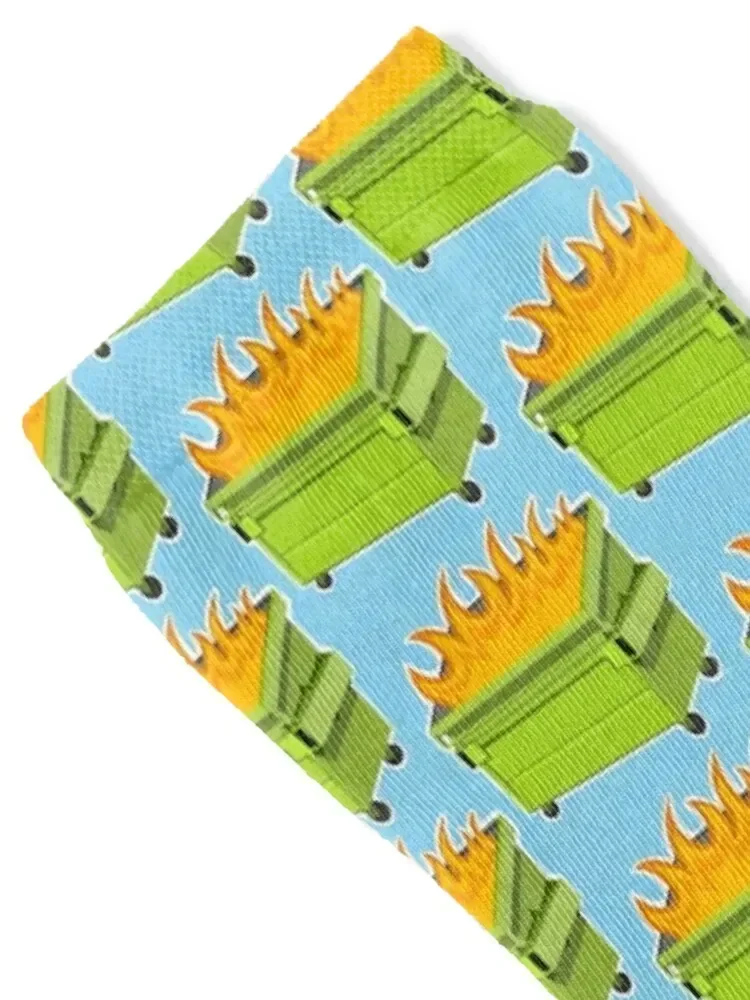 Dumpster Fire Socks Heating sock aesthetic colored Men Socks Luxury Brand Women's