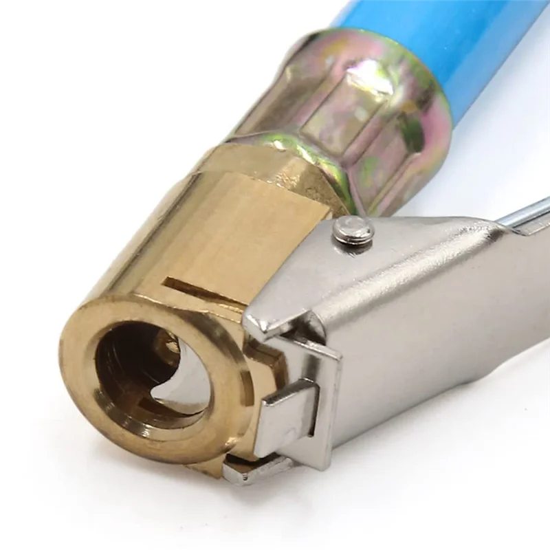 AASS-Tire Pressure Gauge Air Chuck With Hose And Quick Connect Plug Tire Repair Tools For RV Car Motorcycle Bike