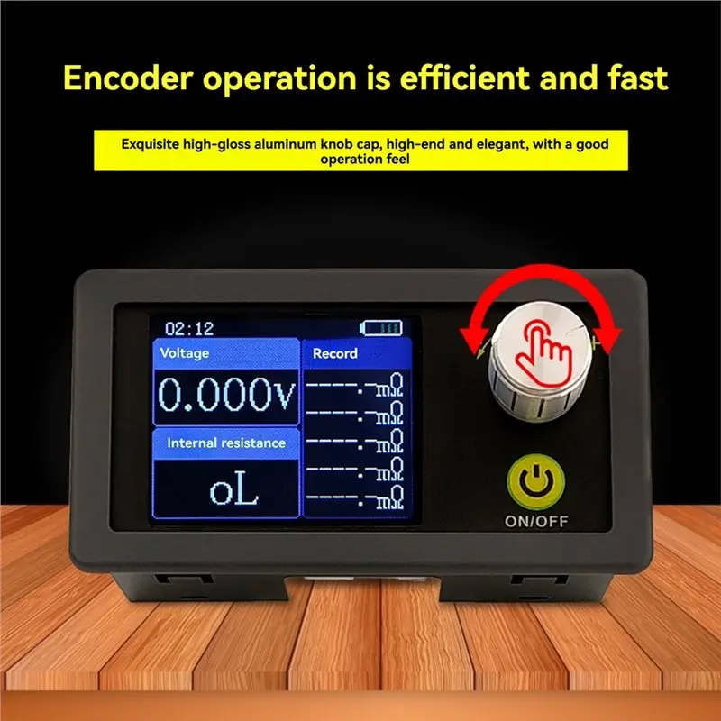 ABGI T459 Battery Internal Resistance Tester 4-Wire DC 5V for 18650 with APP Display