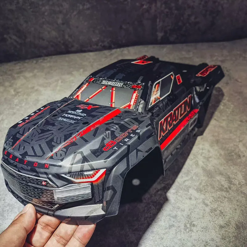 For ARRMA 1/8 KRATON 6S EXB V1 V2 V3 V4 V5 BLX Monster Truck RC Buggy Plastic Simulation Car Shell with Painted Body