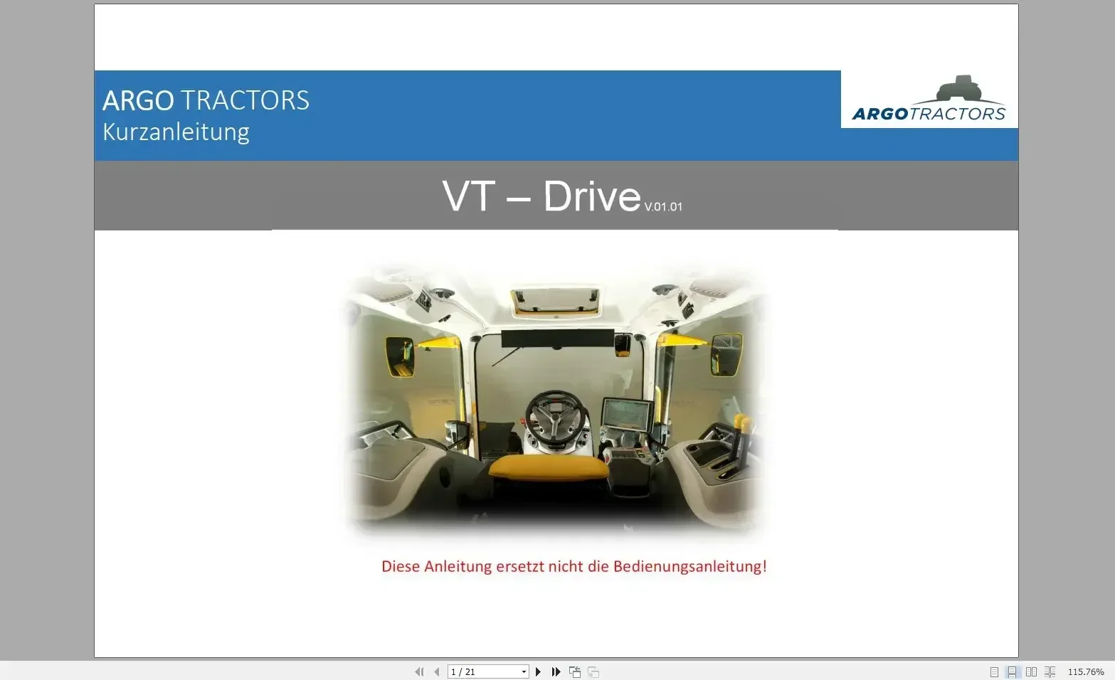 TruckEPC McCormick Tractor 13.1GB PDF German Language DE Training Manuals Operator & Service Manuals