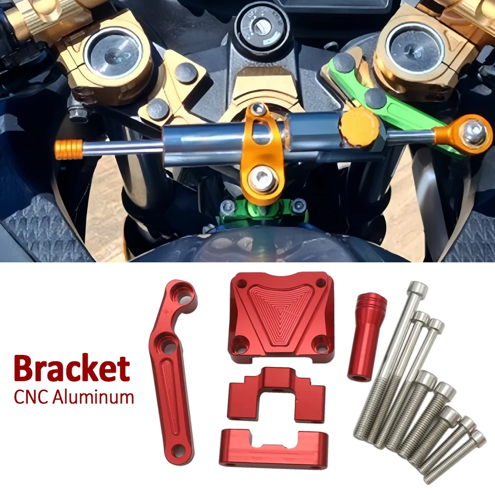 

For Kawasaki EX300 NINJA Ninja 300 Ninja300 2013 2014 2015 2016 2017 Stabilize Steering Damper Mounting Bracket Kit