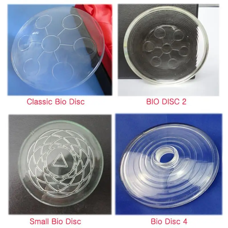 Bio disc 2 Ion Negatif 2500cc Kaca Melingkar Bio Disc Dengan Cincin Pelindung Pembuatan Air Ion Negatif