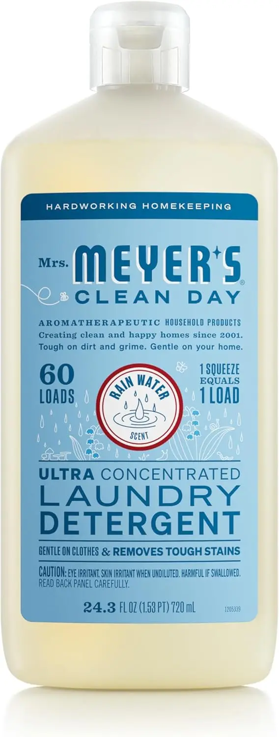 

Ultra Concentrated Laundry Detergent, Rain Water Scent, 24.3 fl oz - Gentle & Effective Cleaning