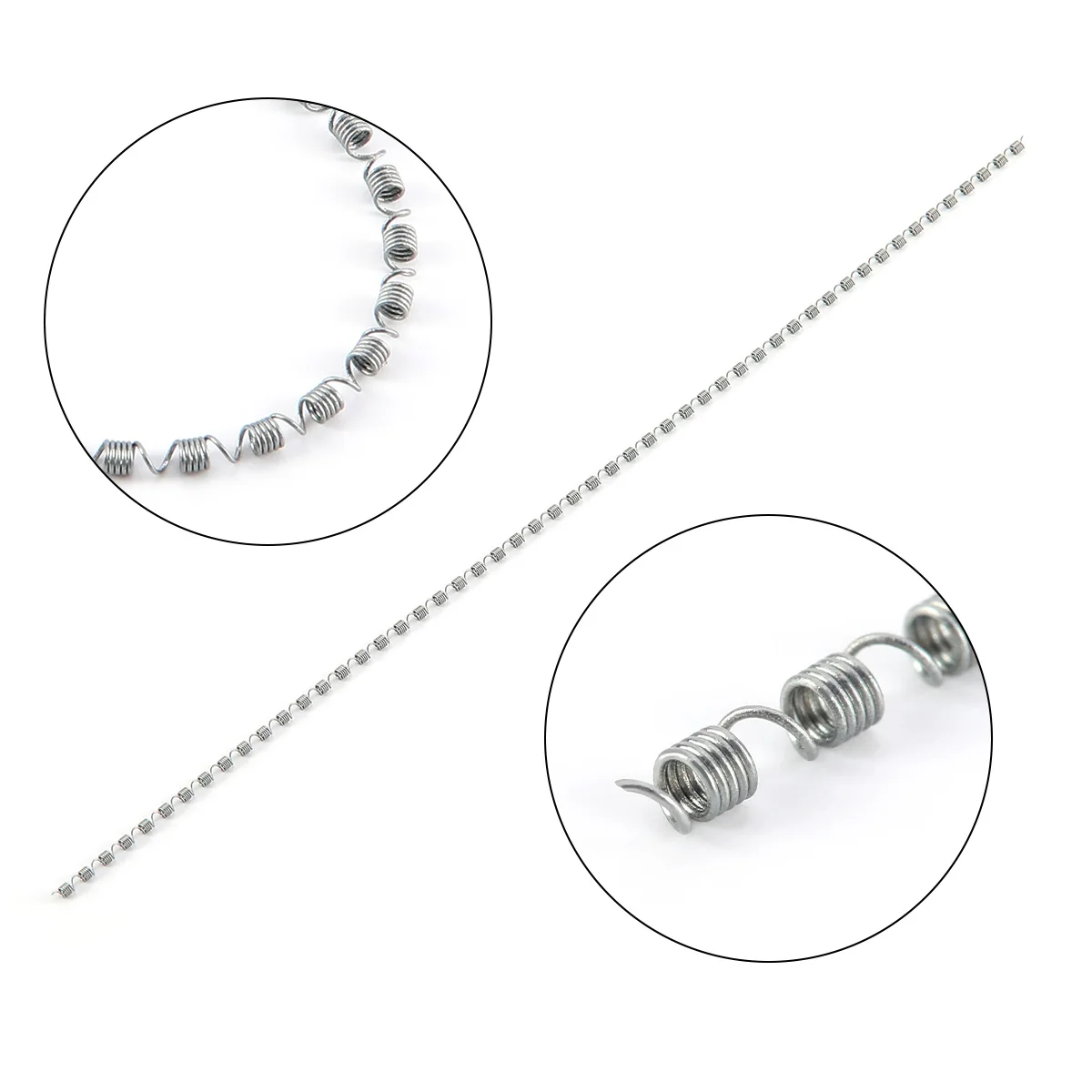 AZDENT Zahnärztliche Kieferorthopädische Offene und Geschlossene Feder NI-TI Distalisierte Elastische Spiralfedern 190mm 0,008/0,010/0,012 Zahnmedizin – Detail 5