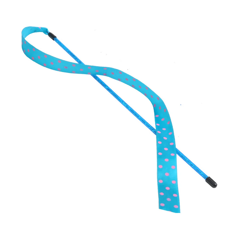 

3pcs Cat Wand Dot Ribbon Design For Kitten Cats Interactive Play Strengthen Bond Healthy Active Training Teaser Pets