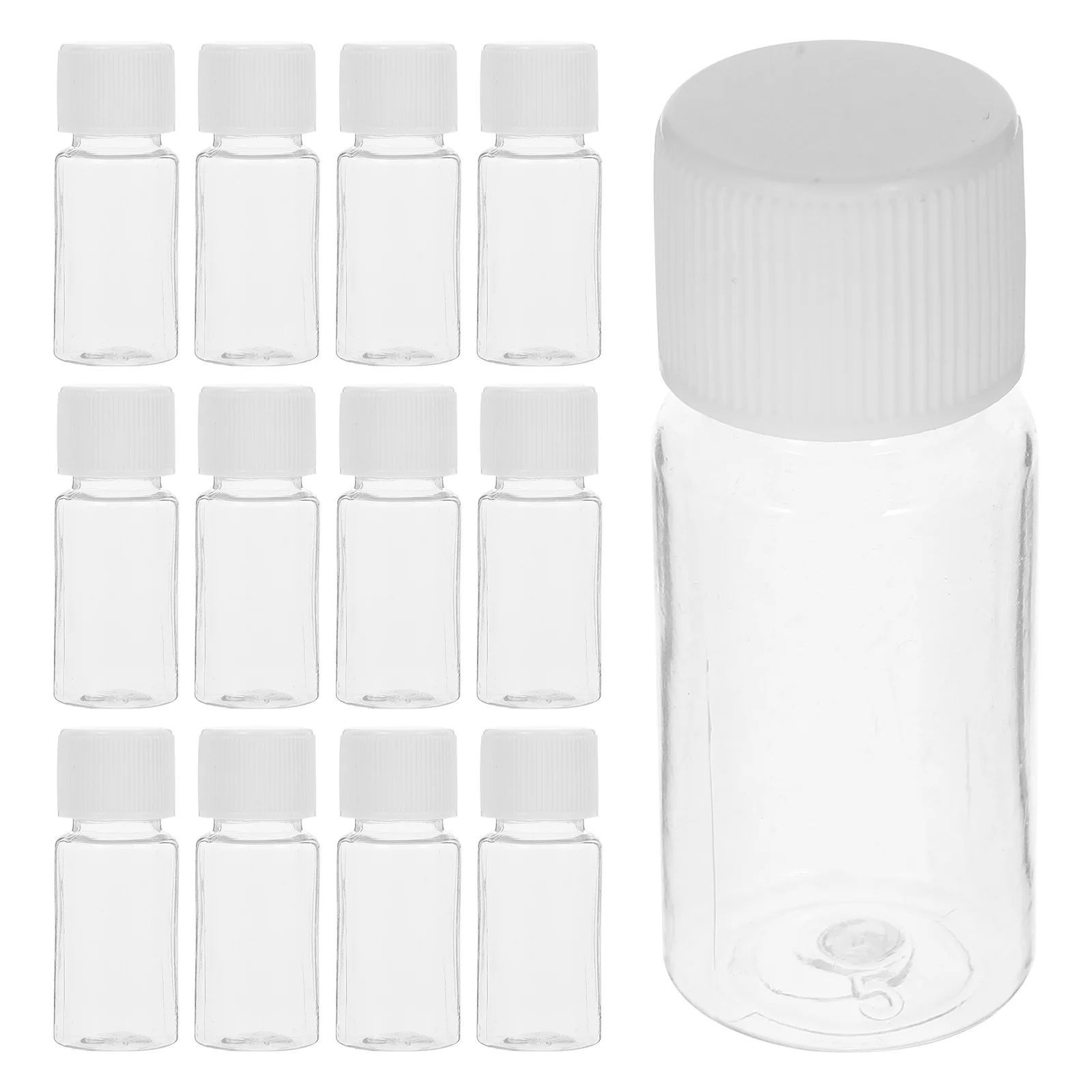 

25pcs Lotion Bottle Mini Sample Shower Gel Container Travel Soap Bottles Small Plastic Toiletry with Lids for Conditioner