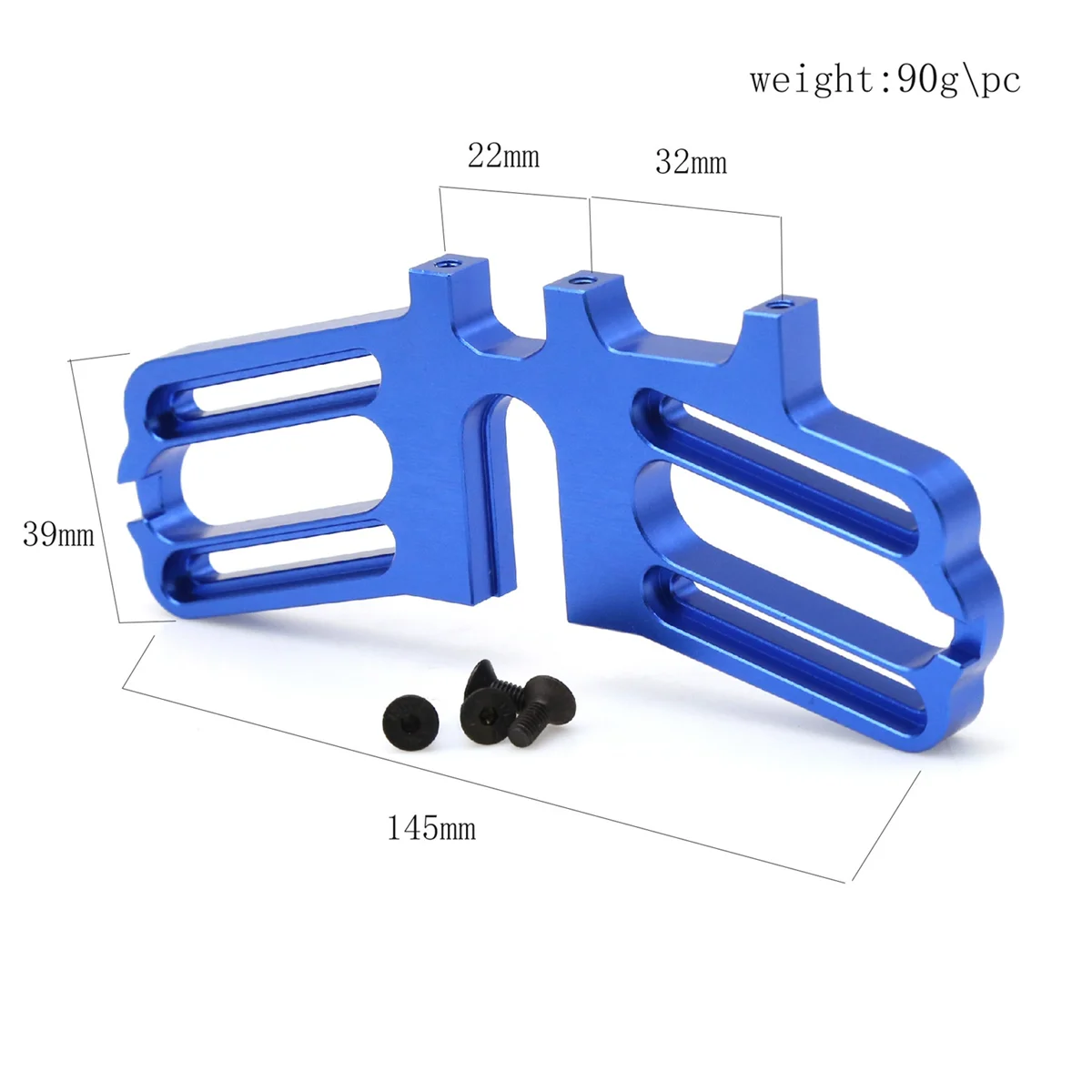 Soporte de doble Motor de Metal para ARRMA 1/7, piezas de actualización de coche teledirigido sin límite, infracción