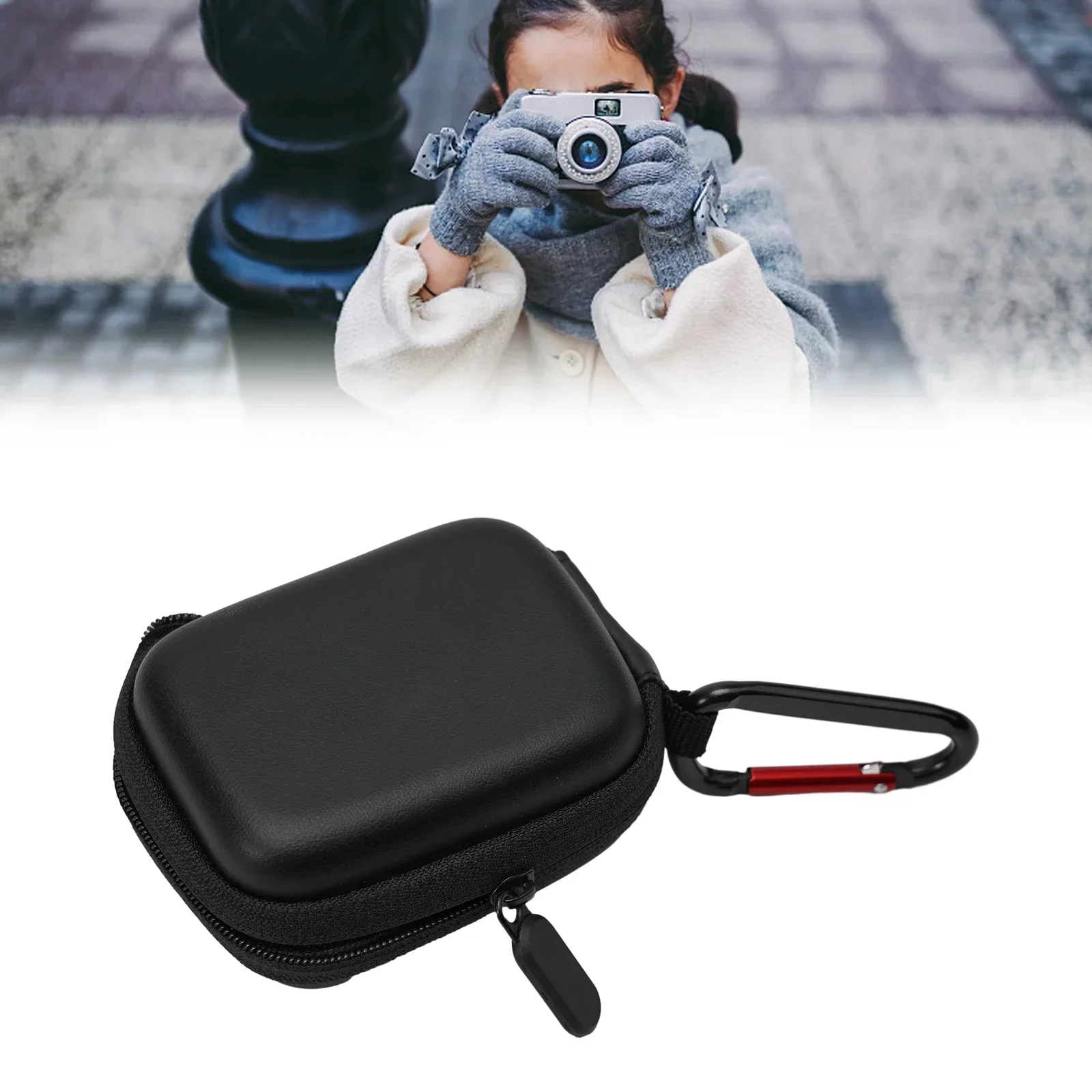 Camera Storage Bag Case For GoPro-Hero 12 11 10 9 8 7 6 Portable Mini-Box Sport Camera Waterproof Case Accessories