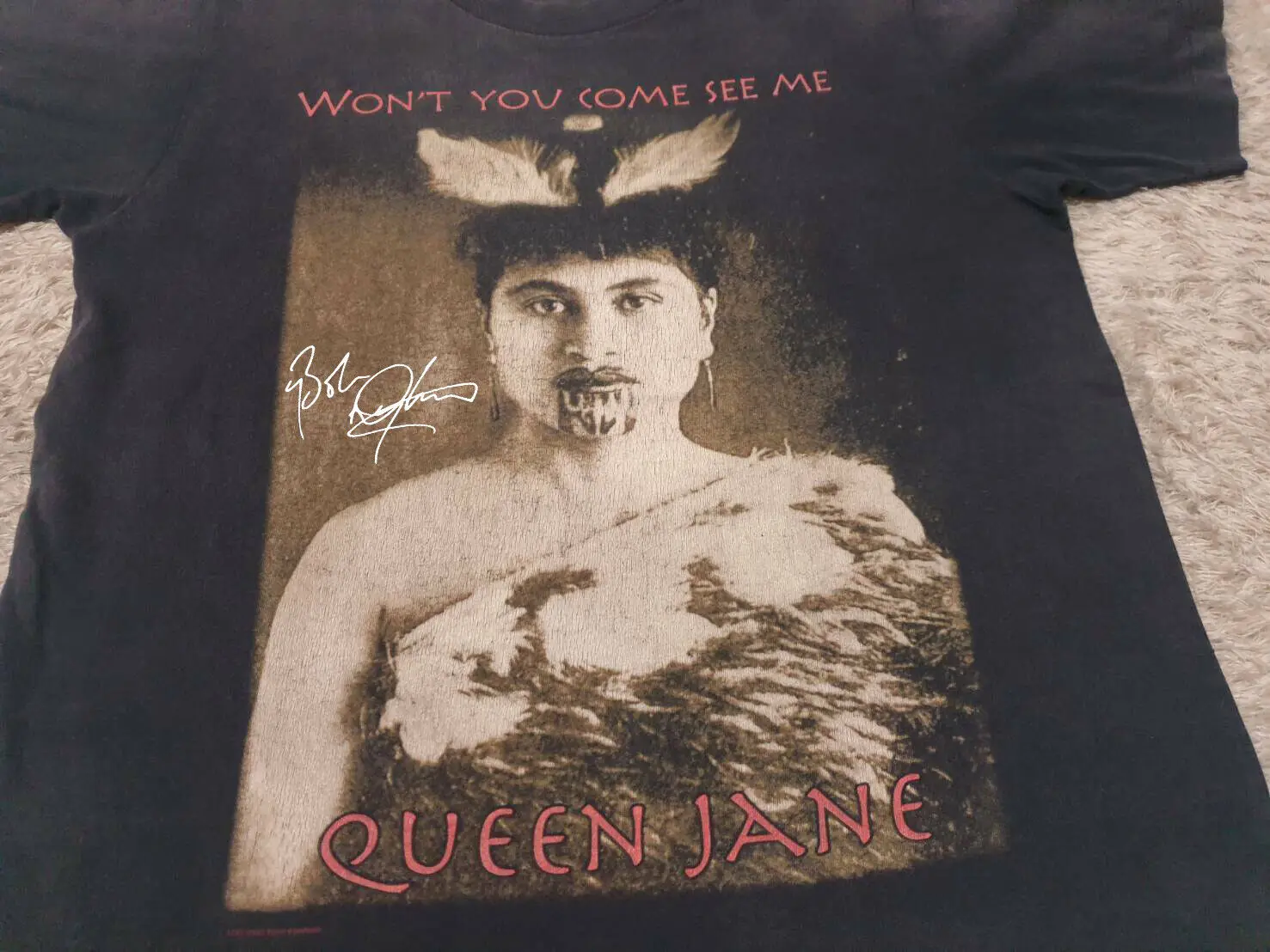 Bob Dylan Queen Jane Approximately Tour Shirt Black Unisex S-2345XL