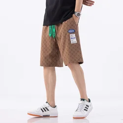 2024 Summer Men's Thin Casual Oversize Shorts Y2K Streetwear Ice Silk Fashion Short Pants Big Size Plus Classic Bermuda Male 7XL