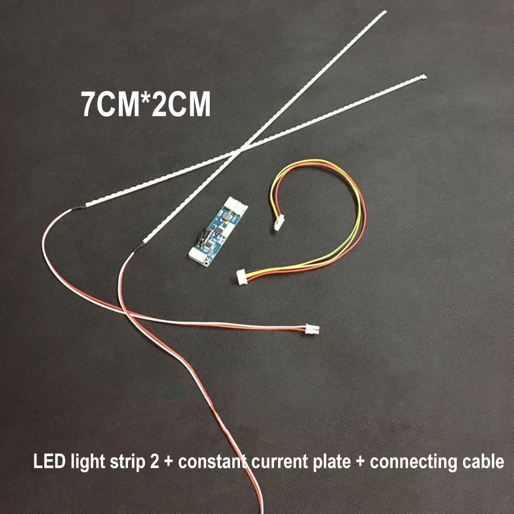 22 Inch Breed Dimbaar Led Backlight Lampen Update Kit Verstelbare Led Licht Voor Lcd Monitor 2 Led Strips