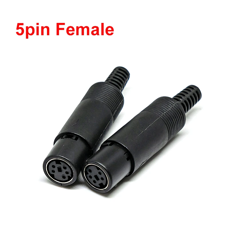 2PCS Mini DIN Stecker 3/4/5/6/7/8 PIN Chassis Kabel Montieren Männlich Weiblich Buchse 3-8Pin Schweißen Draht S Terminal Mini PS2 Stecker – Detail 11