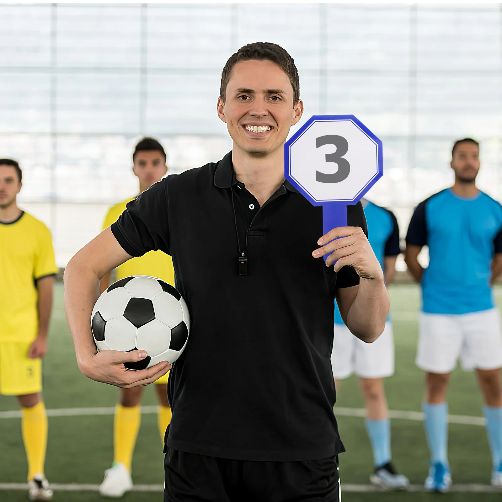 2 قطعة مجاذيف المسح الجاف المحمولة لوحات بيضاء صغيرة مزدوجة الوجهين قابلة لإعادة الاستخدام لوحات النتائج الفصول الدراسية ألعاب التصويت للطلاب #3