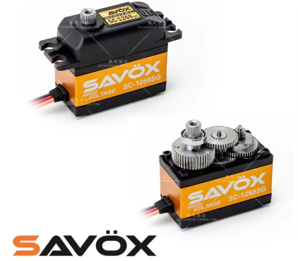 

Savox SC-1268SG HV 60G 25KG 7.4V High Torque Digital Steel Coreless Motor Gear Servo High Voltage