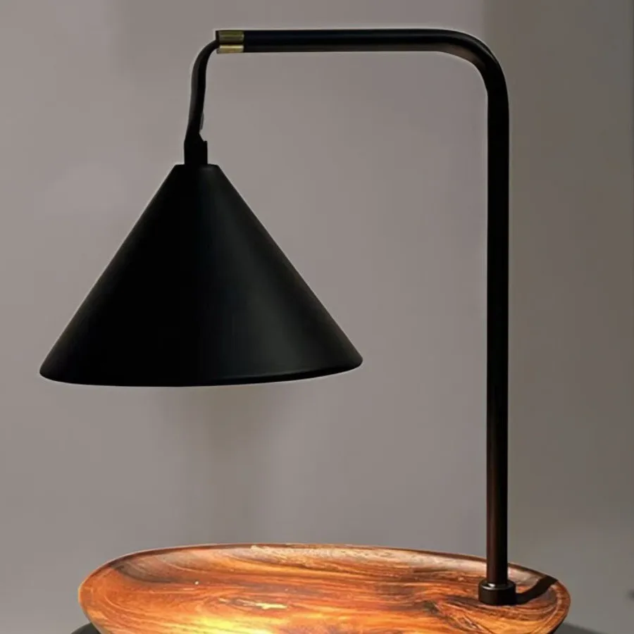 Simple Melted Wax Lamp European Design Wax Warmer Melted Candle Lamp Table Light Bedroom Aromatherapy Candle Holder Decoration