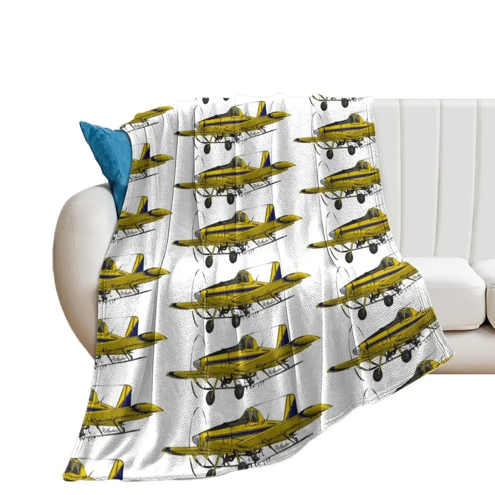 Crop Duster Throw Blanket sofa bed Extra Large Throw Blankets