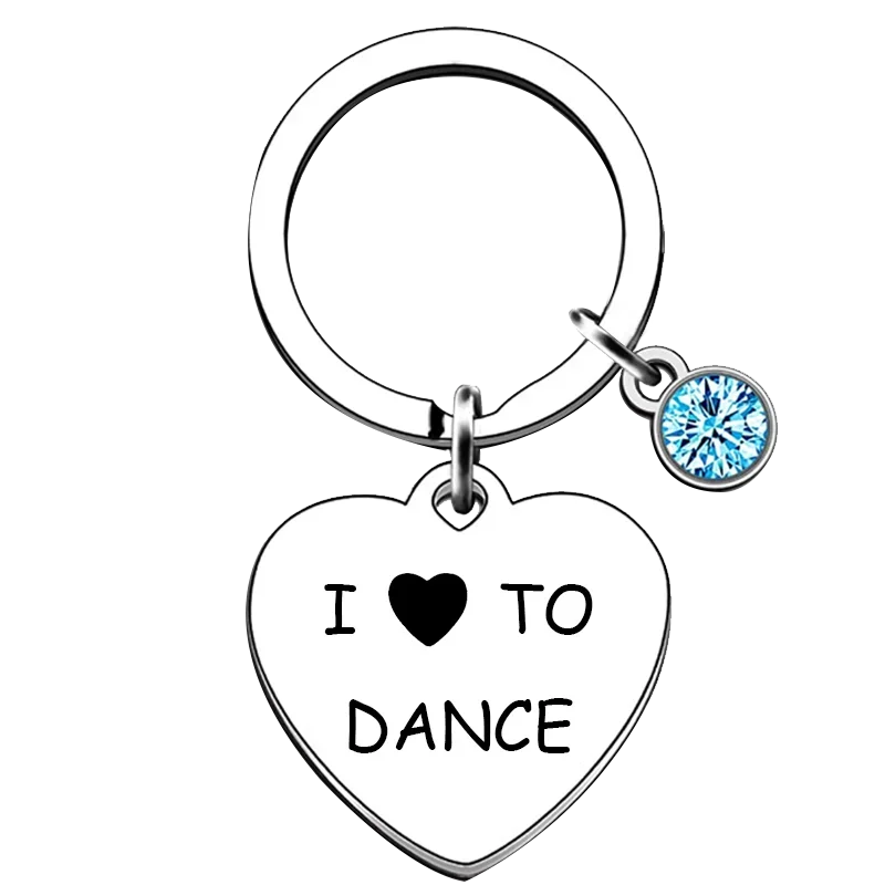 Dance Gift Keychain Dancer Gifts Key Rings Ballet Dancer Gift