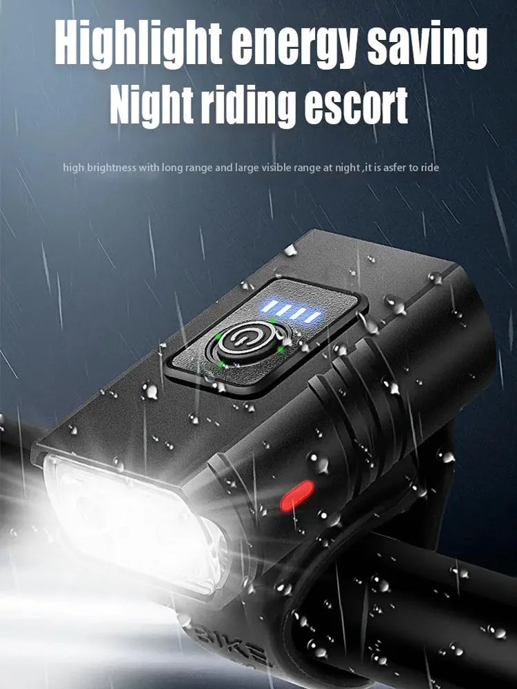 AliExpress NONE Bright Bicycle Light T6 LED Front USB Rechargeable MTB Mountain Bicycle Lamp 1000LM Bike Headlight Flashlight Cycling Scooter
