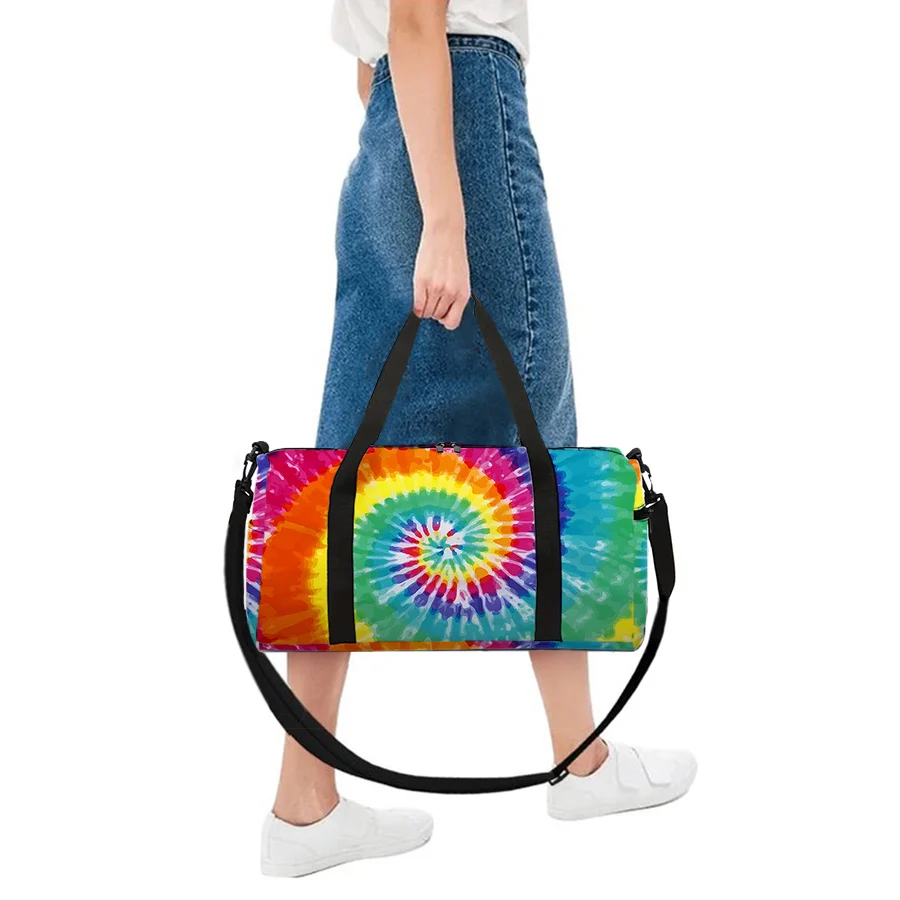 กระเป๋าเดินทางลายสีสันสดใสความจุขนาดใหญ่สำหรับเด็กชาย/เด็กหญิง ของขวัญที่ดีที่สุด กระเป๋าเดินทางการ์ตูน 3 มิติ กระเป๋าออกกำลังกายกลางแจ้งสำหรับเด็ก