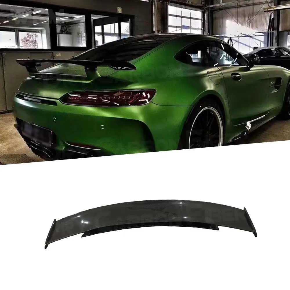 

Carbon Fiber Rear Trunk Lip Spoiler Lip Wings For Mercedes Benz For AMG GT For AMG GTS For AMG GTR 2015-2019 Coupe 2-Door