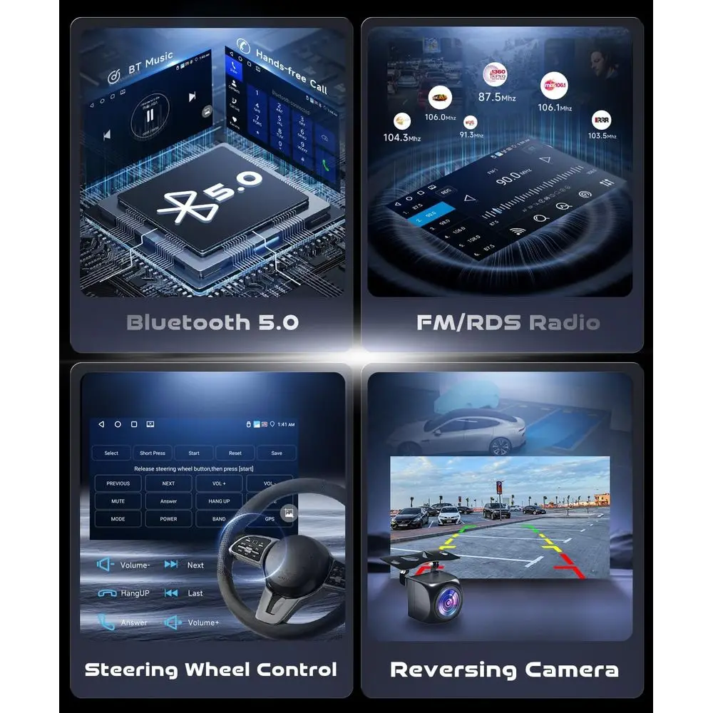 4G+64G for Chevrolet Camaro 2008-2015 Car Radio with Wireless Carplay/Android Auto, 9 Inch 1280 * 720 Android 15 Touch Screen Ca