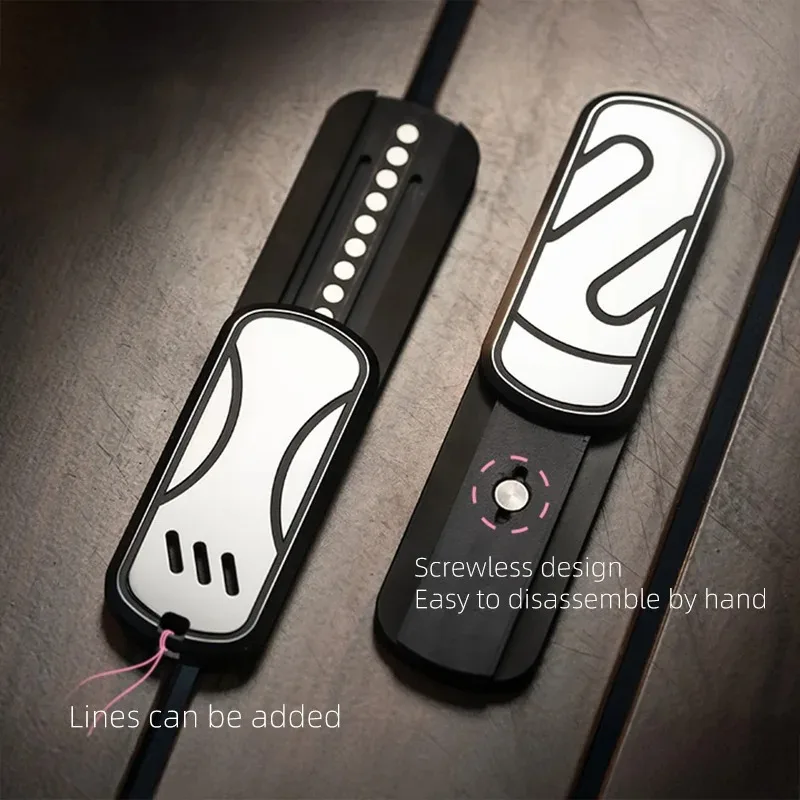 YEDC [Ultra] Screw-free Ultra-thin Ultra-dense Handfeel Push Slider EDC Strss Relief Toys