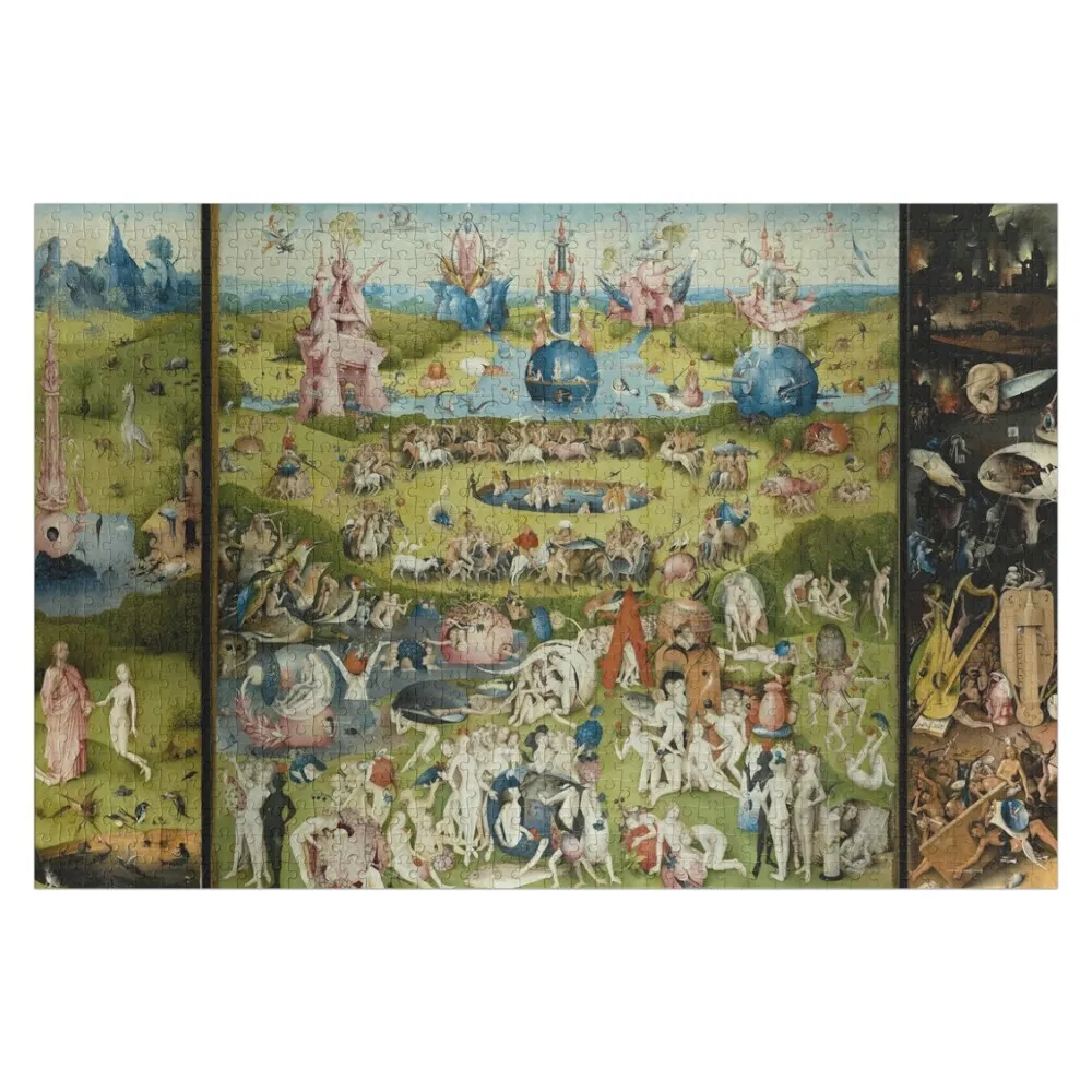 

The Garden of Earthly Delights - Hieronymus Bosch Jigsaw Puzzle Personalized Name Jigsaw Custom Personalized Baby Toy Puzzle