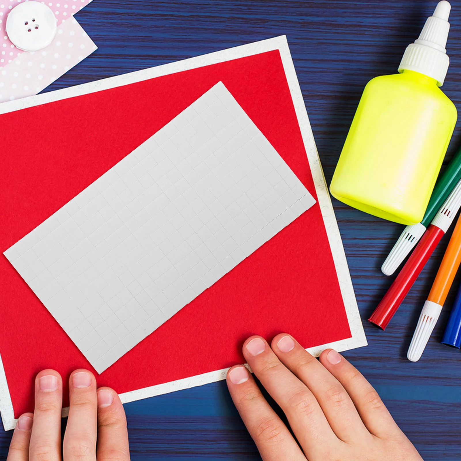 

5 Sheets Adhesive Foam Squares Dots for Glass Window Fabric Plastic Craft Projects Foam Squares Card Making Supplies