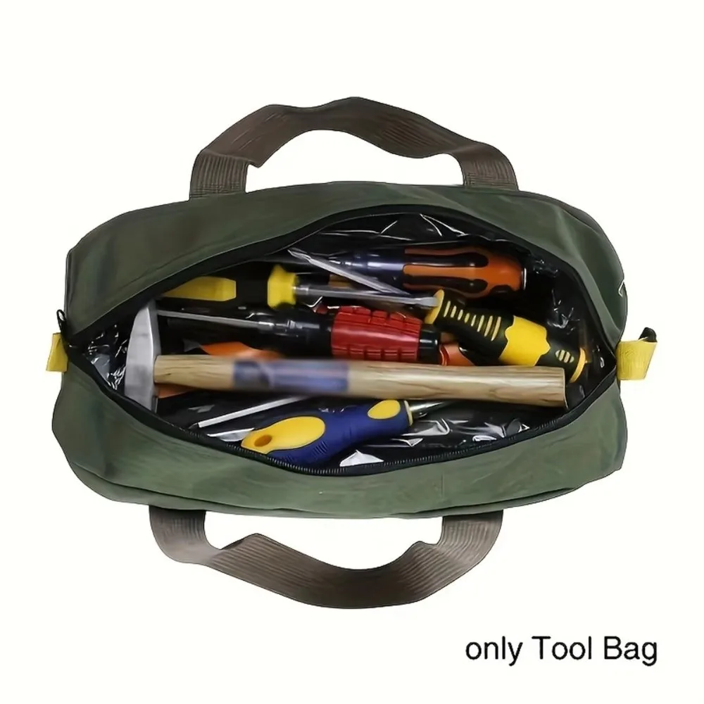 Durable Thick Canvas Tool Storage Bag Large capacity Handbag Hardware Tool Organizer Portable Hand Tool Auto Repair Tool Kit