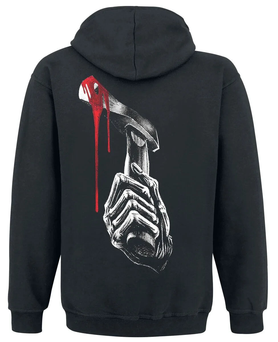 Nowa bluza z kapturem Big Axe _ Iron Maiden 2026 Jesień i Zima Luksusowa, ekskluzywna, dla kobiet i mężczyzn, styl Y2k