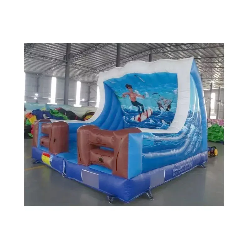 

Factory Customized Inflatable Surf Machine Sport Rides Game Mechanical Surfing Board Snowboard Inflatable Surf Simulator