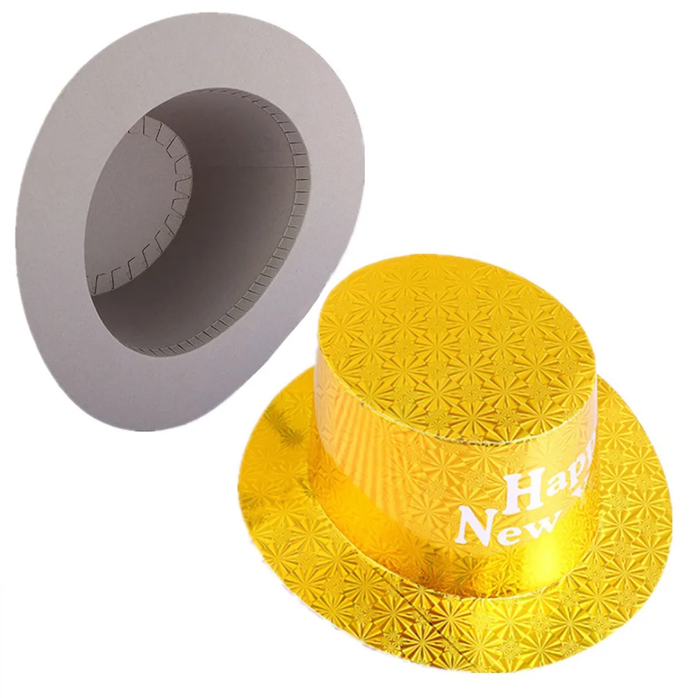 

6PCS Paper Hats Party Tophat Cap New Year Party New Year Paper Cap Hats Decorations Soft Comfortable PhotoProps Gifts
