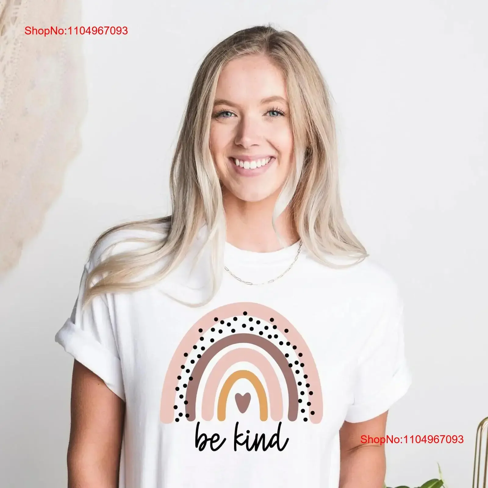 

Футболка Be Kind Kindness Rainbow Teacher GifT, в помещении для студентов, позитивные вибрации, винтажная стирка, удобная мода, растянутая