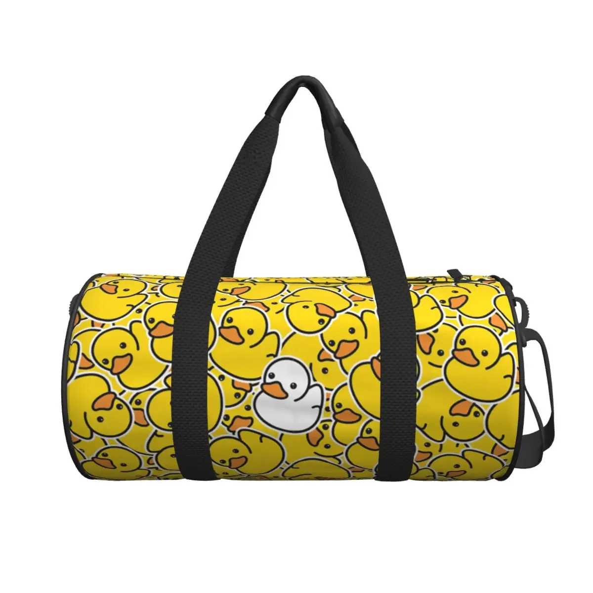 

Большая спортивная сумка с узором желтой утки, многофункциональная дорожная сумка Duffle, сумки для фитнеса